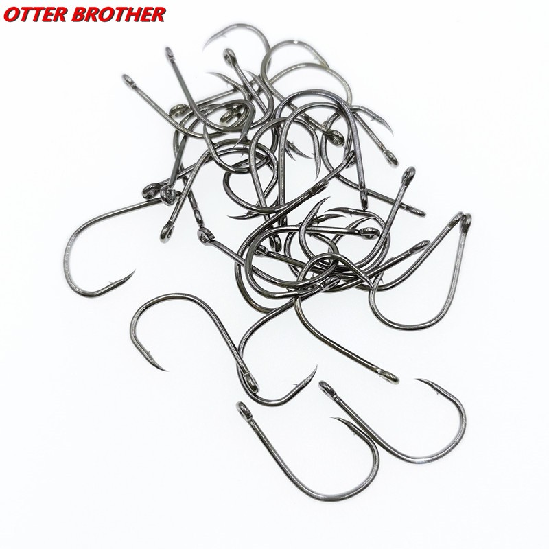 Fishing Hook Barbless - 30pcs/lot 3-12#size Circle Eyed Carp Barbed