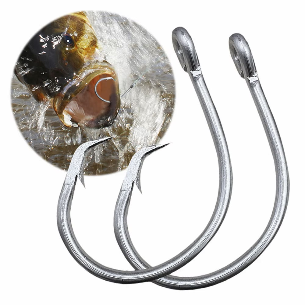 30pcs/box Fishing Hooks Stainl - Fishing Hook Circle ulasan dan harga