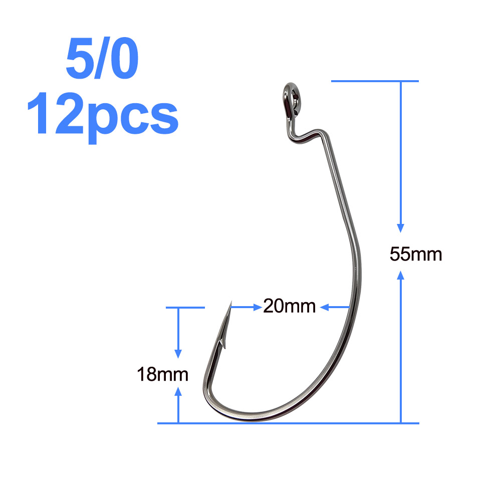 ESFISHING Offset Hook Carbon S - Fishing Hook Offset ulasan dan harga