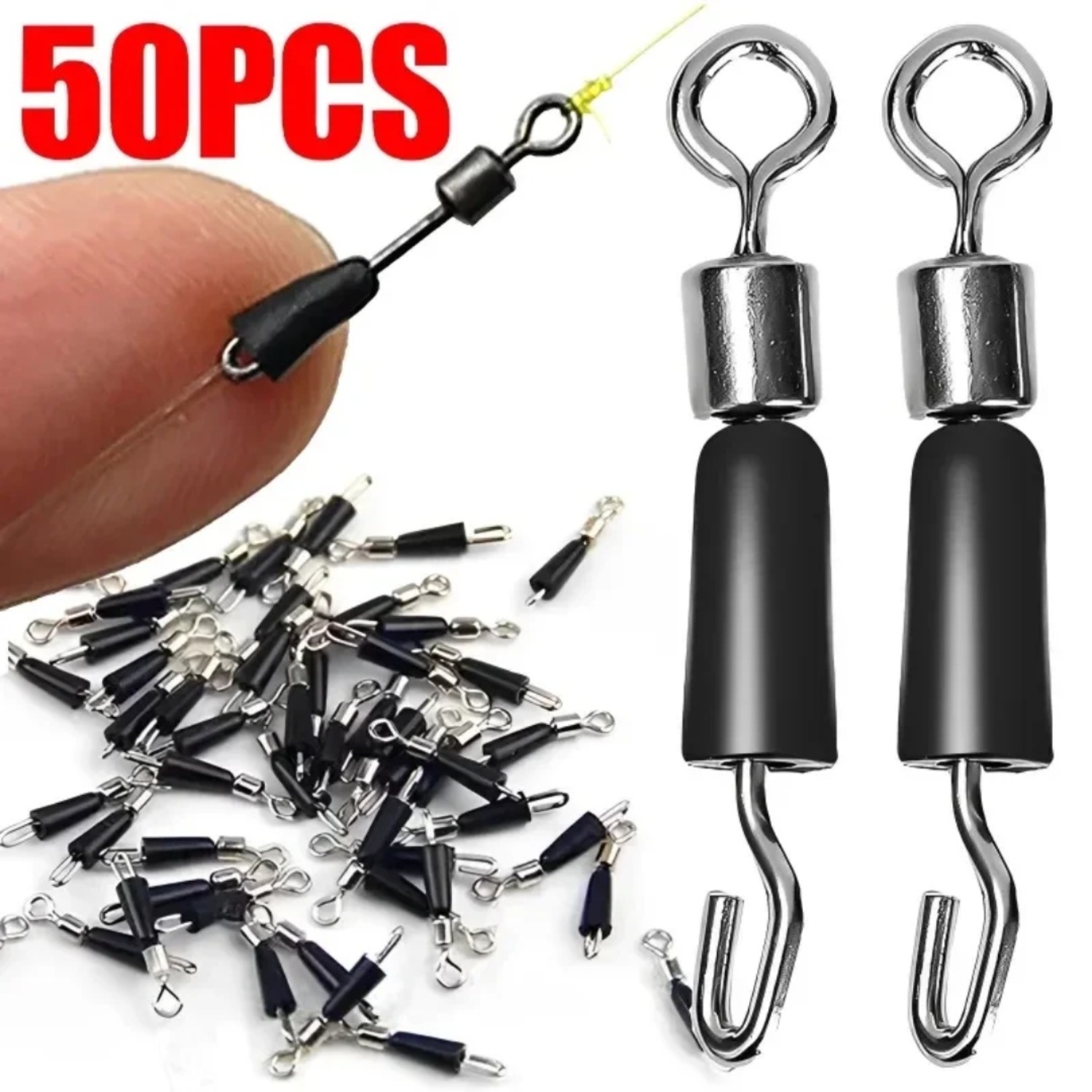 50pcs Carp Fishing Quick Chang - Fishing Hook Jig ulasan dan harga