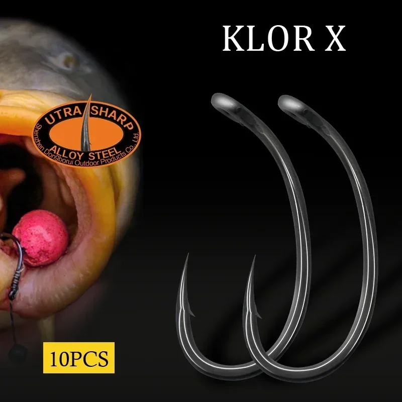 10pcs Carp Fishing Hook Curved - Fishing Hook Barbless ulasan dan harga
