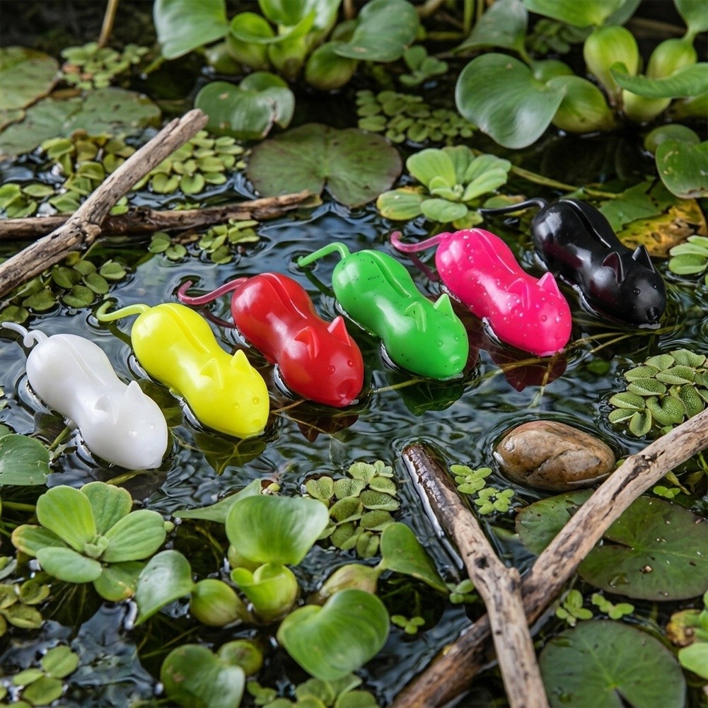 6PCS Floating Rat Lure for Sna - Fishing Hook Weedless ulasan dan harga