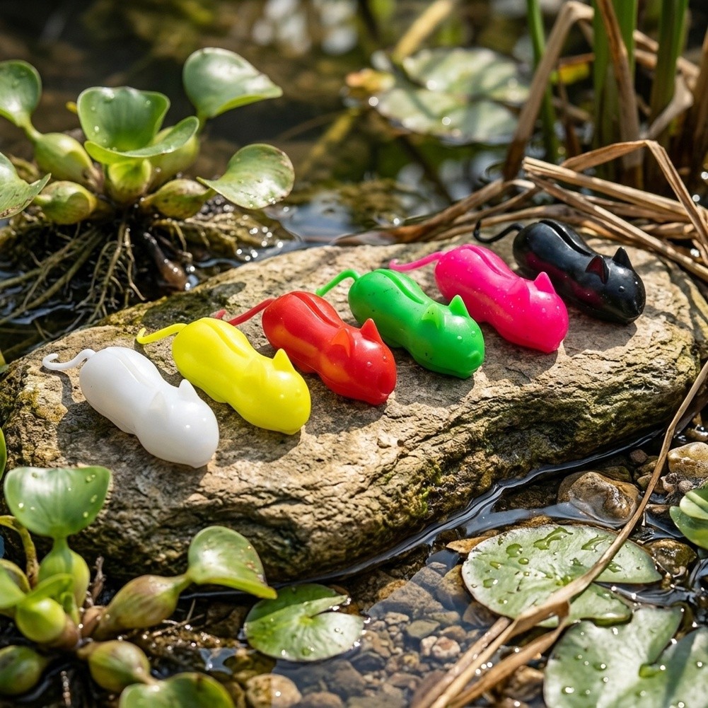 6PCS Floating Rat Lure for Sna - Fishing Hook Weedless ulasan dan harga