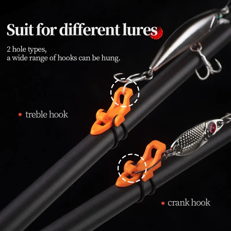 1-10pcs Fishing Rod Pole Hook  - Fishing Hook Box ulasan dan harga