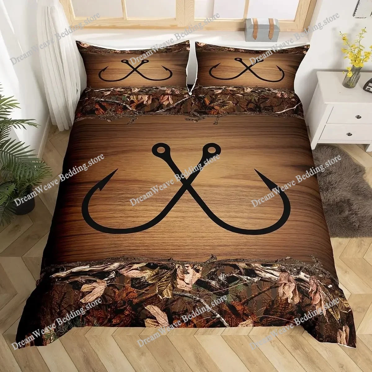 Fishhook Duvet Cover Set Twin  - Fishing Hook ulasan dan harga