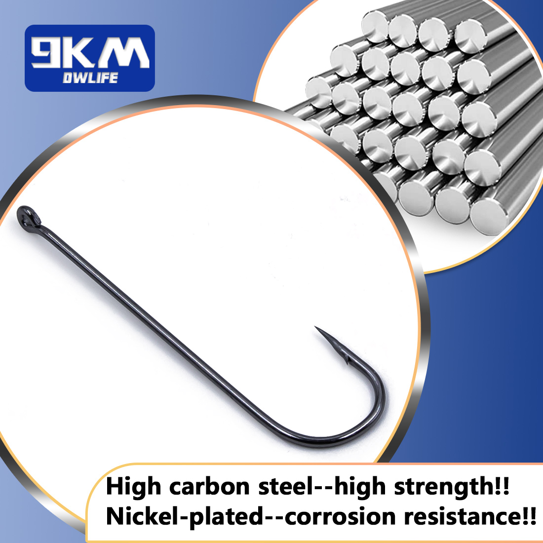 Fishing Hooks Long Shank Hooks - Fishing Hook Barbless ulasan dan harga