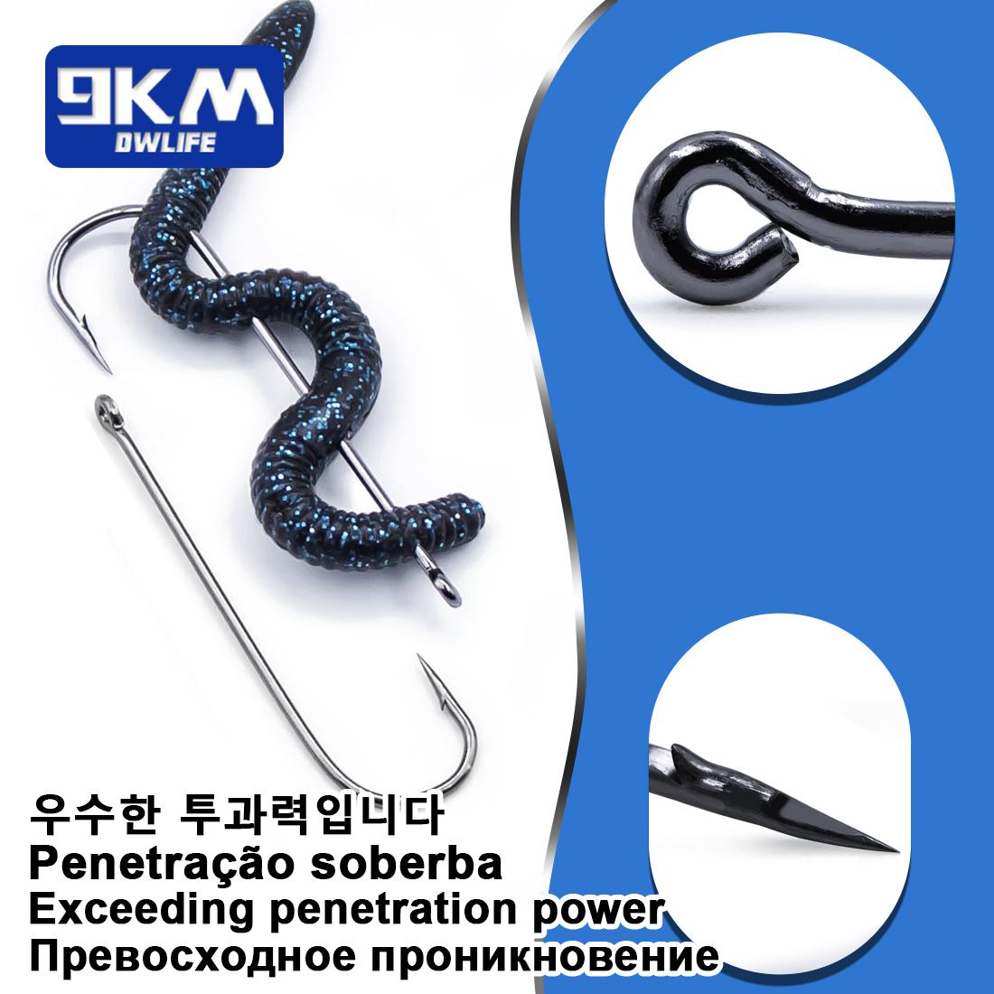 Fishing Hooks Long Shank Hooks - Fishing Hook Barbless ulasan dan harga