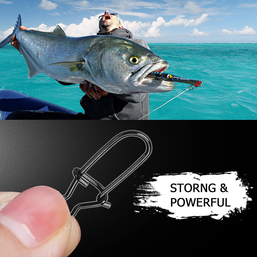 50Pcs Crankbait Snaps Stainles - Fishing Hook Stainless Steel ulasan dan harga