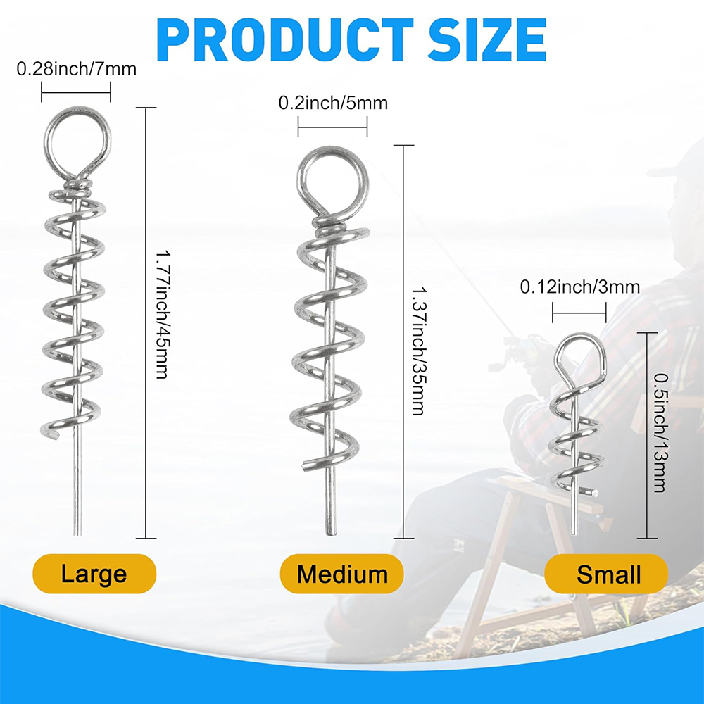 50Pcs Spring Twist Lock Fishin - Fishing Hook Box ulasan dan harga