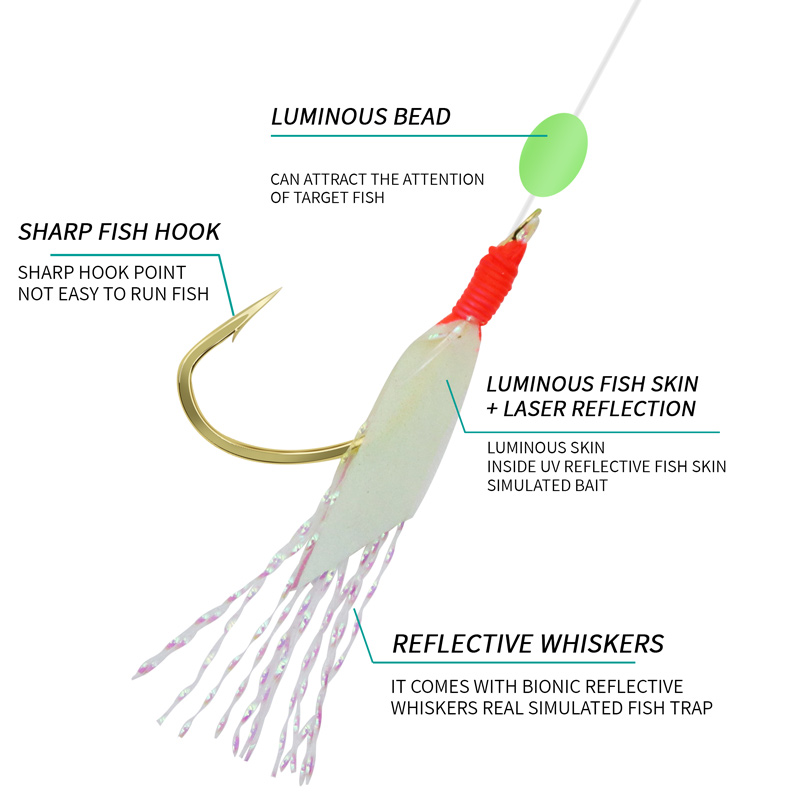 ZYZHE 1/3/5Bags Fishing Sabiki - Fishing Hook Assortment ulasan dan harga