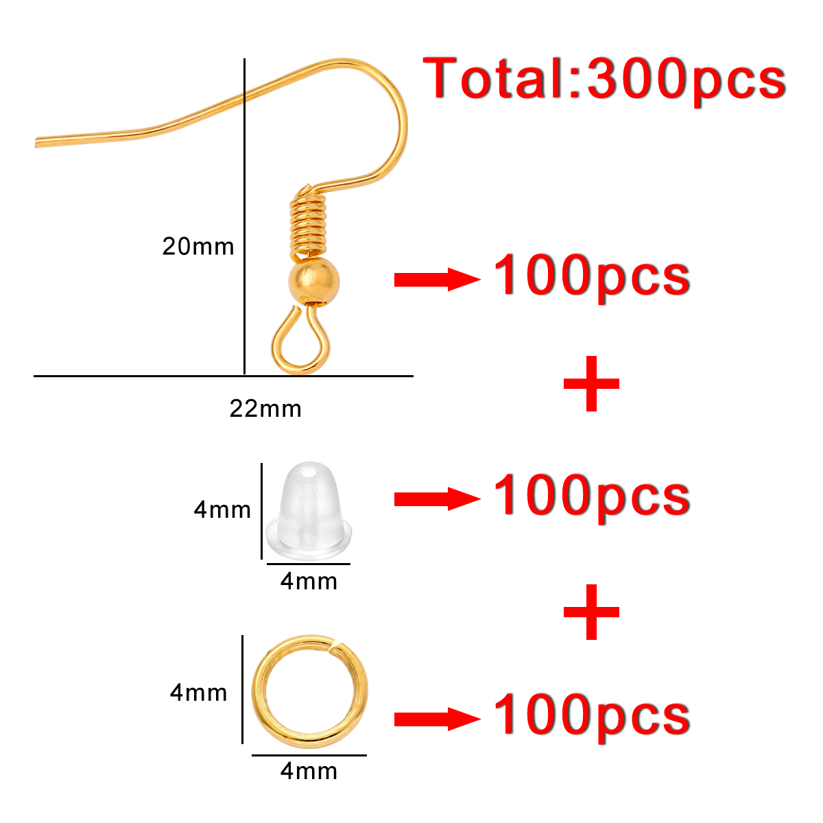 100-300pcs/Lot Hypoallergenic  - Fishing Hook Assortment ulasan dan harga