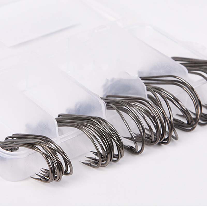 50Pcs/Box High Carbon Steel Fi - Fishing Hook Box ulasan dan harga