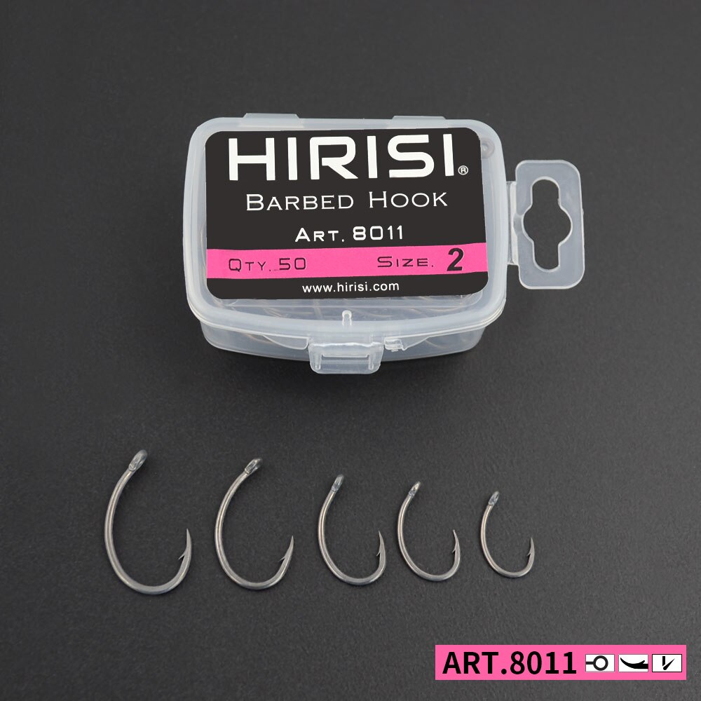 Hirisi Carp Fishing Hooks 50pc - Fishing Hook Barbless ulasan dan harga