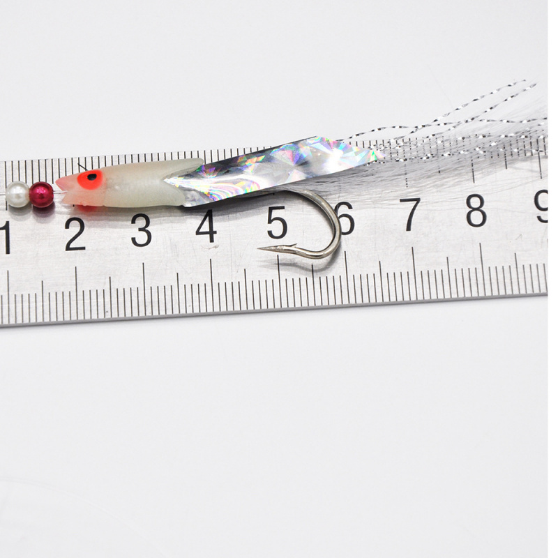 5 Pcs/Set Multi-Color Soft Sil - Fishing Hook Assortment ulasan dan harga