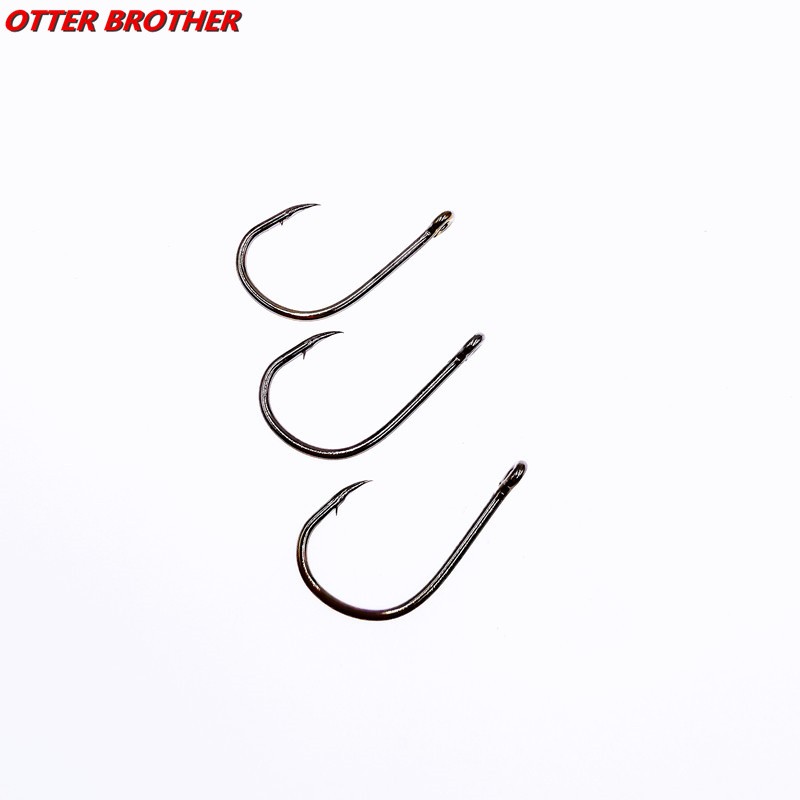30pcs/lot 3-12#size Circle Eye - Fishing Hook Barbless ulasan dan harga