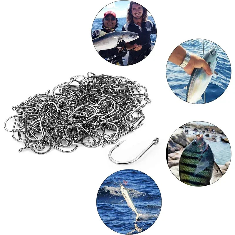Sharp Carbon Steel Fishing Hoo - Fishing Hook Circle ulasan dan harga