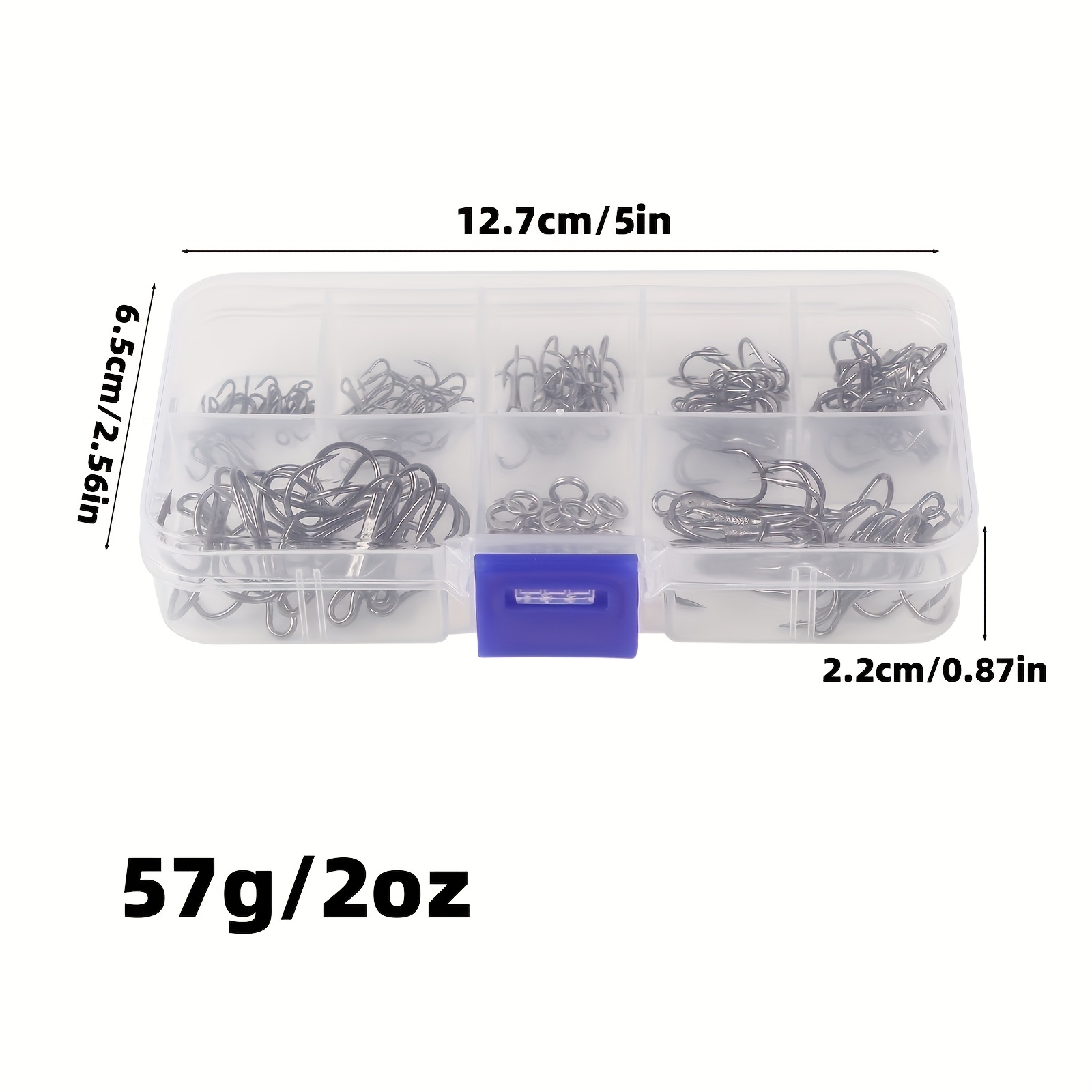 90pcs/set The lure triple-hook - Fishing Hook Assortment ulasan dan harga