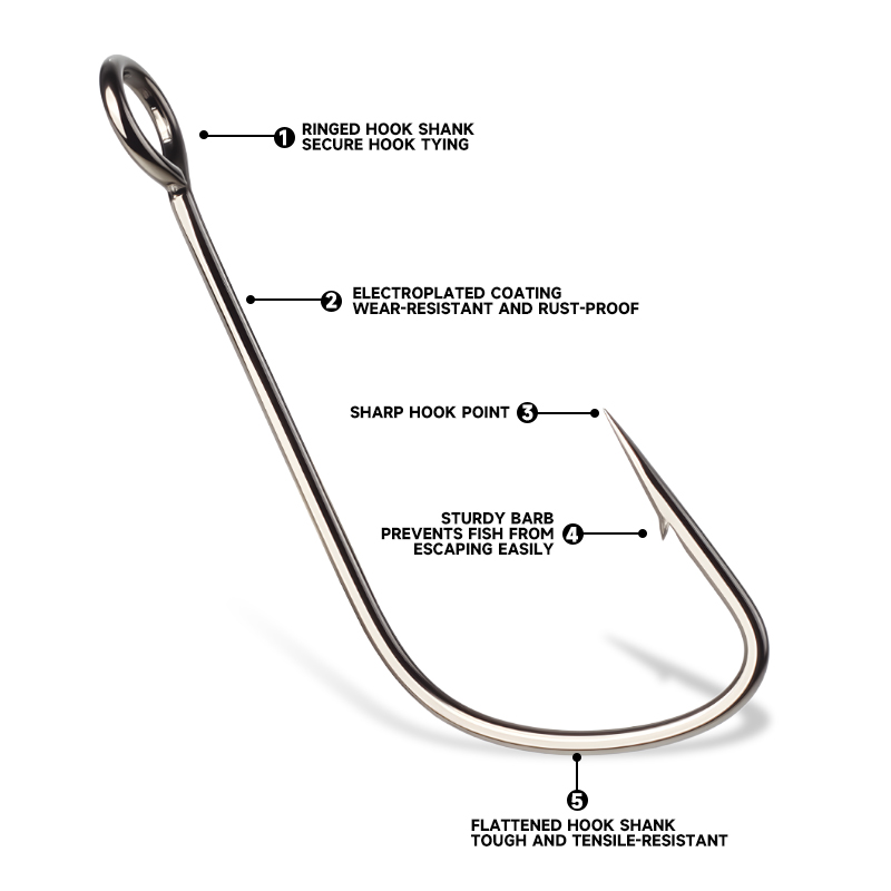 Supercontinent 2#-12# 10pcs Ba - Fishing Hook Offset ulasan dan harga